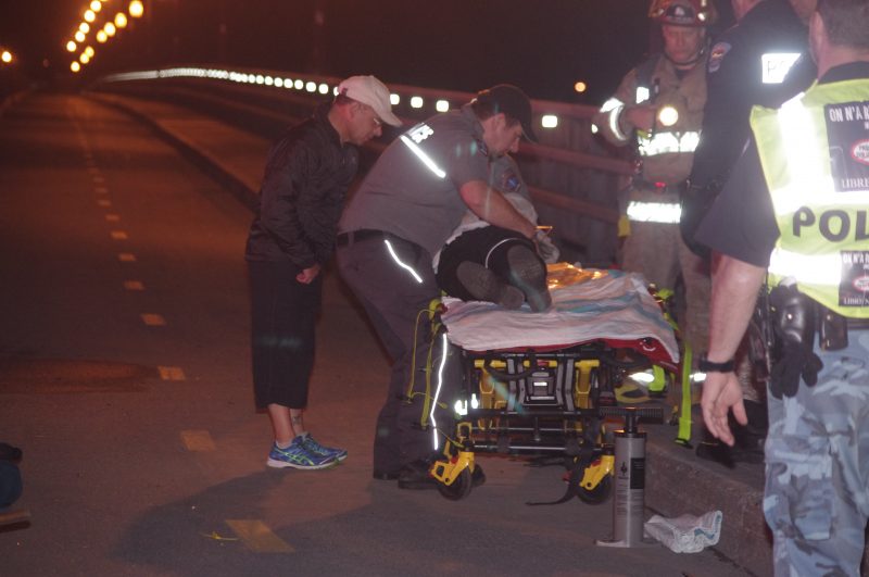 Un homme de 85 a perdu le contrôle de son véhicule sur pont Jordi Bonet, dimanche le 10 mai 2015