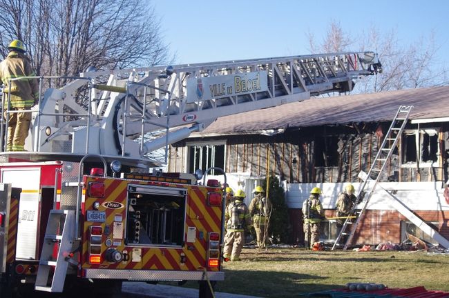 Six personnes se retrouvent sans domicile à la suite d'un incendie.