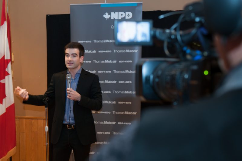 Le député du NPD de Belooeil-Chambly, Matthew Dubé.