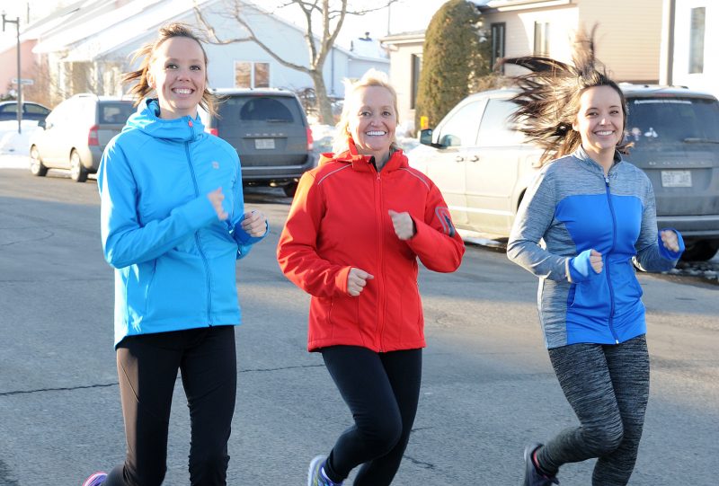 Annie Berlinguette courra le 5 km le 22 avril en compagnie de sa mère et de sa sœur, qui sont aussi très proches du petit Thomas Rivest.