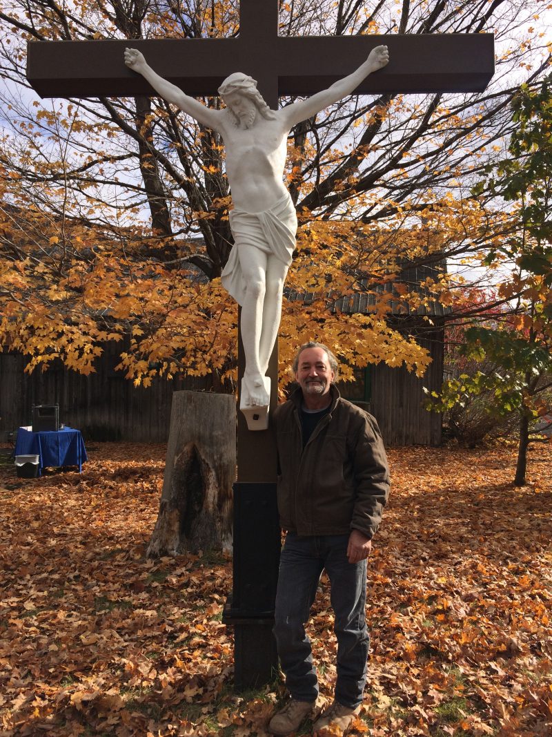 Alain Dionne a restauré la statue. Le résultat final a été dévoilé vendredi.