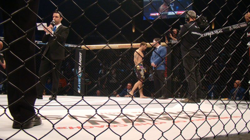 Kevin Généreux lors du dernier gala de TKO MMA.