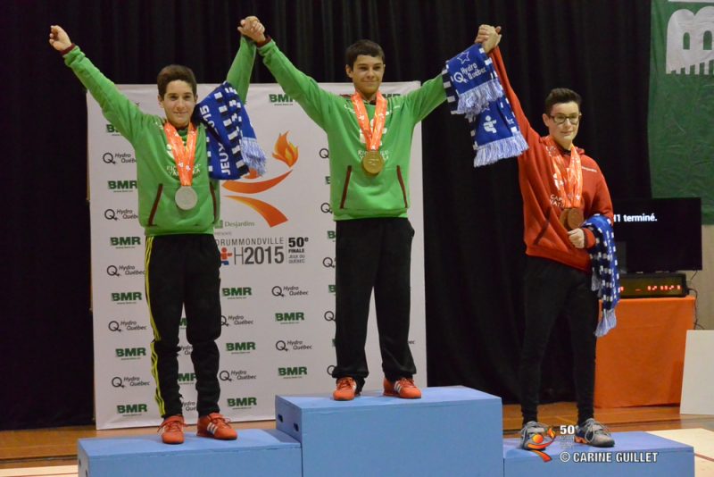Maxime Desjourdy (gauche) est monté sur le podium aux Jeux en 2015.