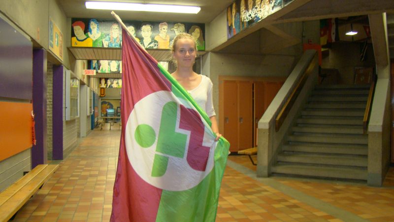 Sandrine Léveillé, porte-drapeau pour Richelieu-Yamaska. À Montréal, l’athlète de Shefford sera en action dans les deux blocs de compétition, soit en triathlon et en vélo de montagne.