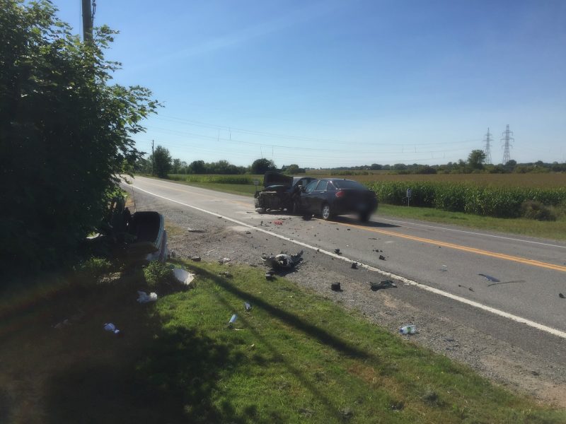 Un motocycliste a été fauché cet après-midi sur la route 227 à Saint-Jean-Baptiste.