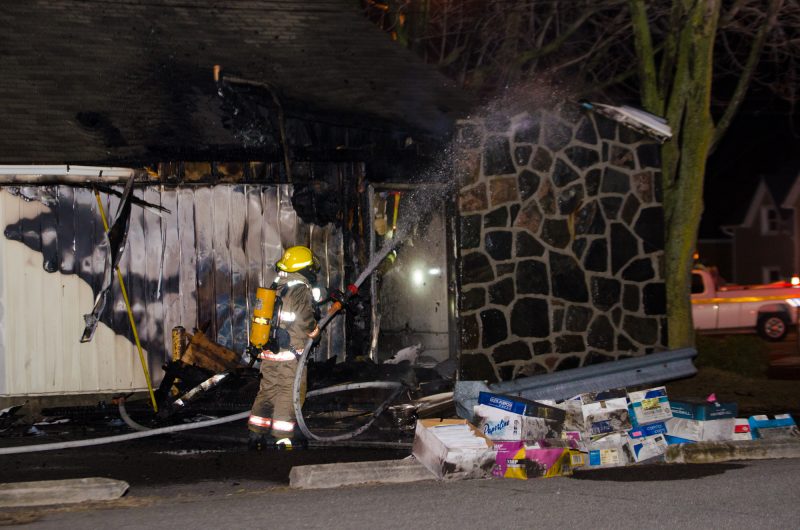 Un incendie a endommagé les bureaux de Poste Canada à Sainte-Madeleine