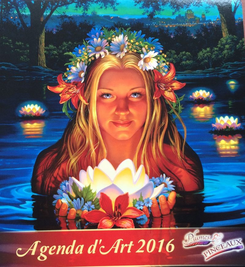 L'édition 2016 de l'agenda d'art Plumes et Pinceaux