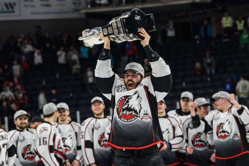 HALIFAX, NS - MAY 26 Final Game of the Memorial Cup Presented by Kia between Rouyn-Noranda Huskies and Halifax Mooseheads on Sunday, May 26th, 2019 in Halifax, Nova scotia, Canada. (Photo by Vincent Ethier/LHJMQ/CHL)