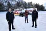 Les pompiers équipés pour les sauvetages en milieu isolé