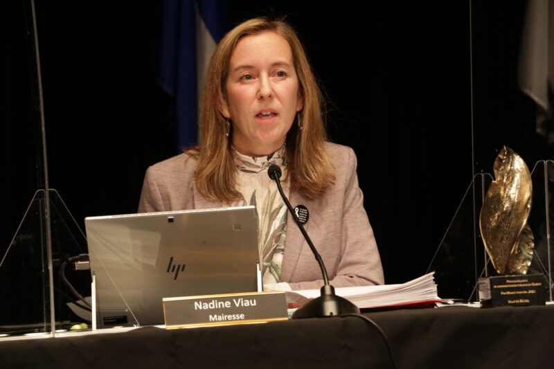 Nadine Viau, mairesse de Belœil. Photothèque | L’Œil Régional ©