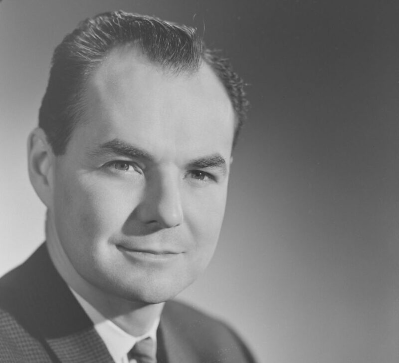 Jean-Guy Senécal en 1961, alors qu’il était maire de Saint-Hilaire. Photo Gabriel Desmarais (BANQ)