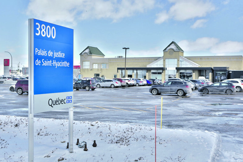 Le palais de justice de Saint-Hyacinthe. Photothèque | L’Œil Régional ©