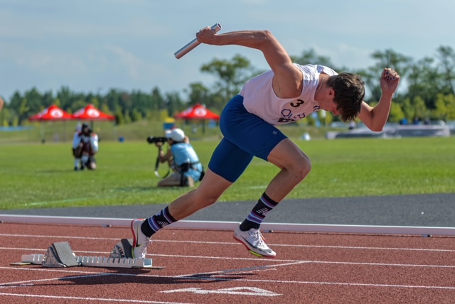 Cédrik Flipo lors des Jeux du Canada d’été présenté à Niagara en 2022 où il a gagné l’or au relais 4 x 400 m.
Photo gracieuseté
