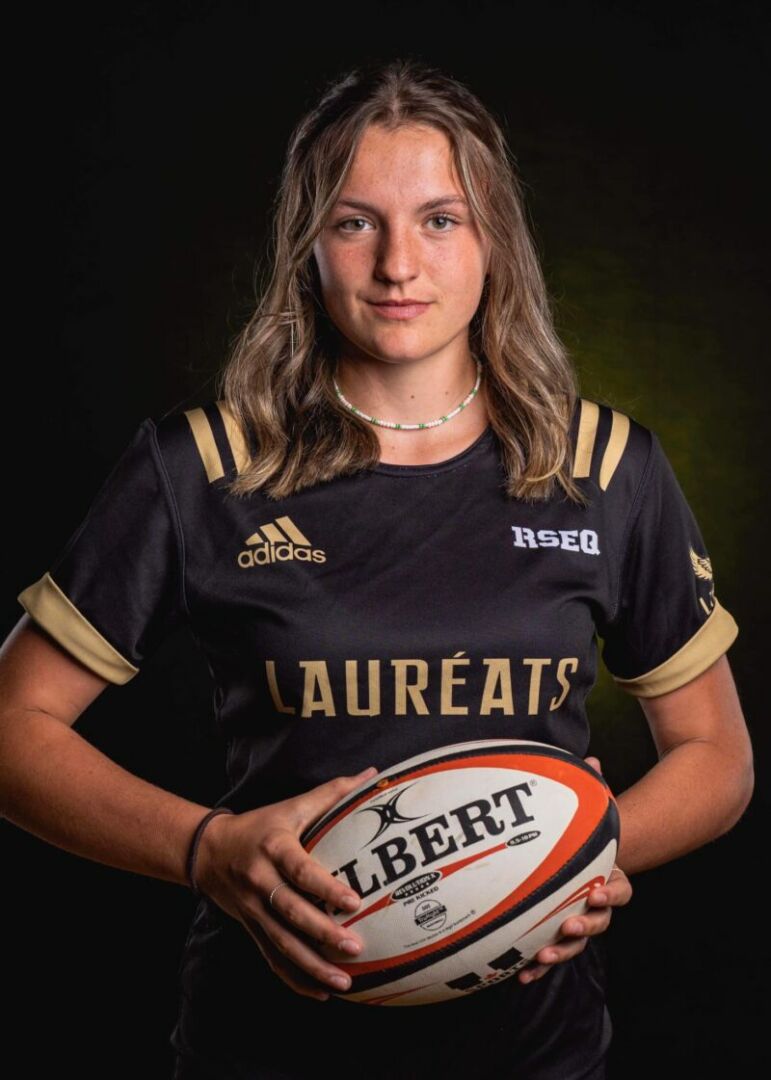 La joueuse de rugby Camille Arvin-Bérod. Photo Lauréats du Cégep de Saint-Hyacinthe