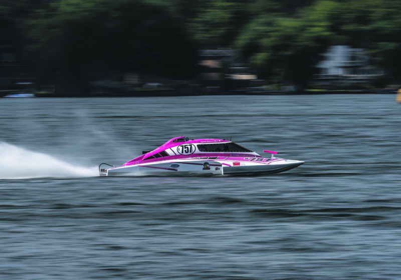 Le Canada Girl, le bolide de Stéphanie Blain. Photo Marty Brault