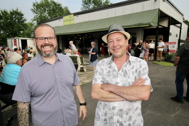 Visite libre a été écrite et mise en scène une première fois en 2009 par le tandem Michel Charette et François Chénier, qui a réactualisé sa pièce cette année.
Photo Robert Gosselin | L’Œil Régional ©��