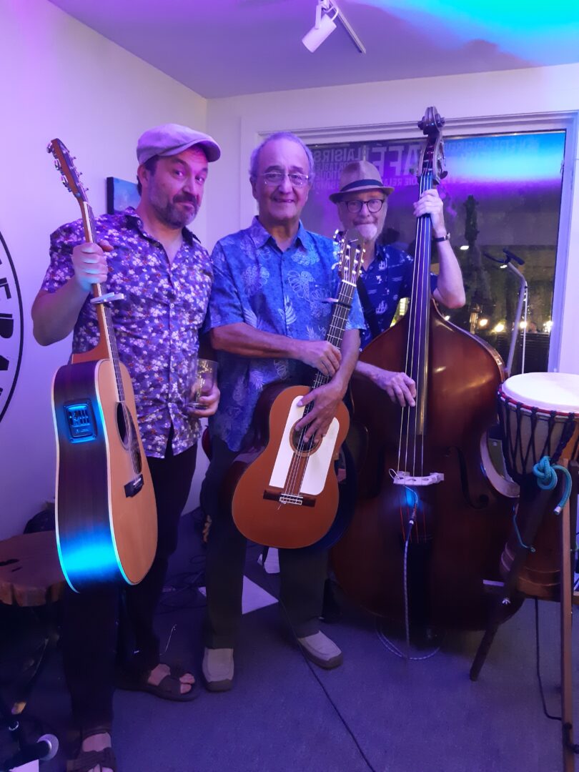 Éric Chassé, Maxime et Mario Blais.
Photo gracieuseté
