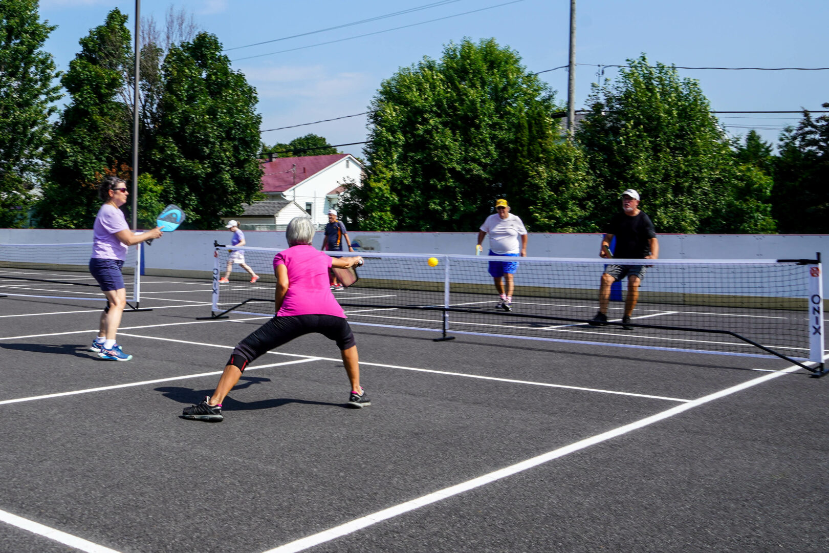 L’aménagement de quatre terrains de pickleball au parc Michel est l’un des projets retenus. Photothèque | L’Œil Régional ©