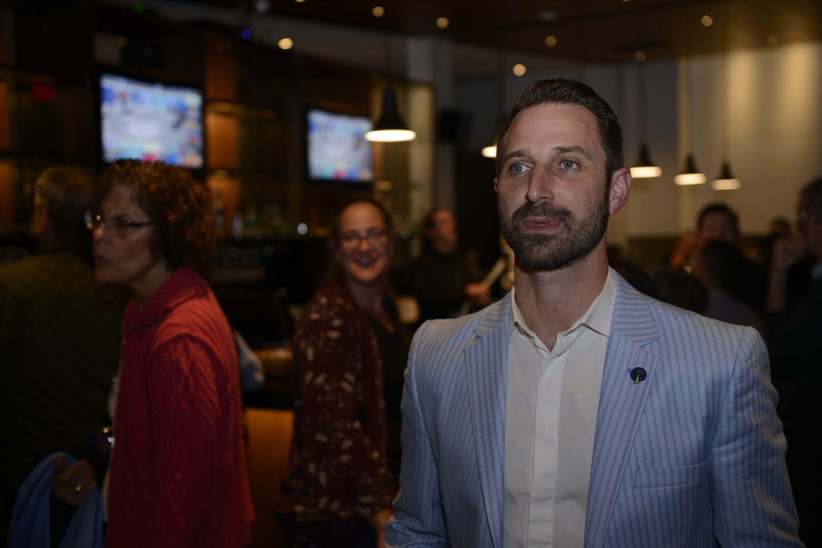 Le président régional et ancien candidat du PQ dans Borduas, Cédric G.-Ducharme