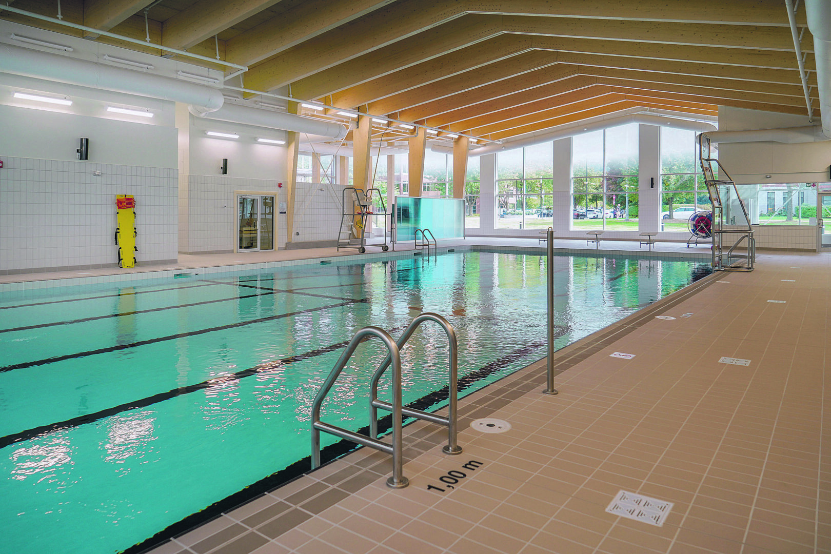 Le Centre aquatique fraîchement rénové a été inauguré l’automne dernier. Photothèque | L’Œil Régional ©