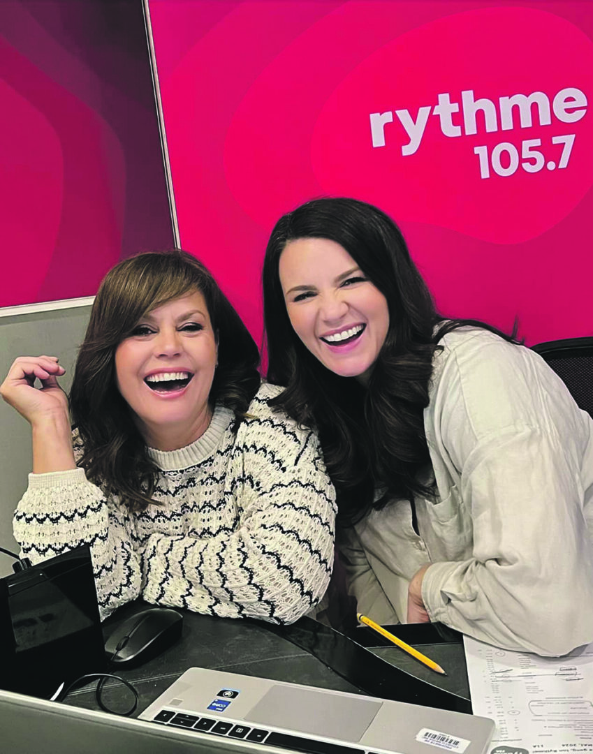 Patricia Paquin avec Marie-Ève Janvier. Photo gracieuseté