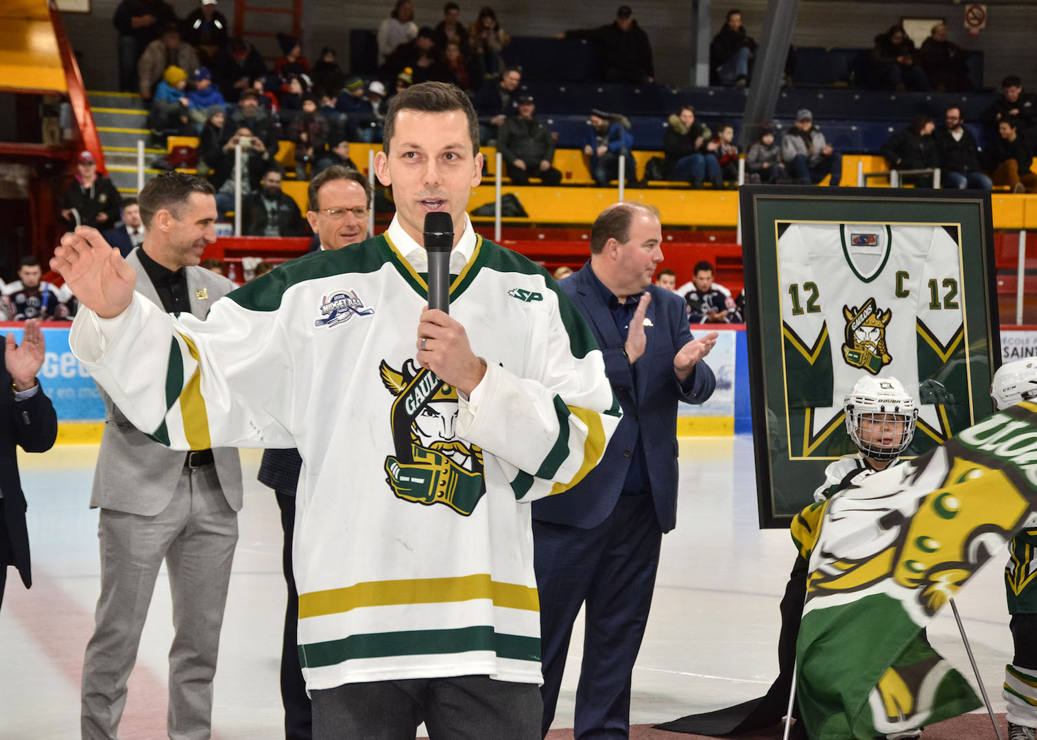 Bruno Gervais sera de la formation des anciens Gaulois. Photothèque | L’Œil Régional ©