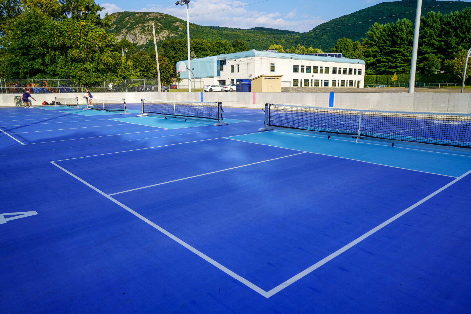 Les nouveaux terrains de pickleball du parc Michel. Photothèque | L’Œil Régional ©