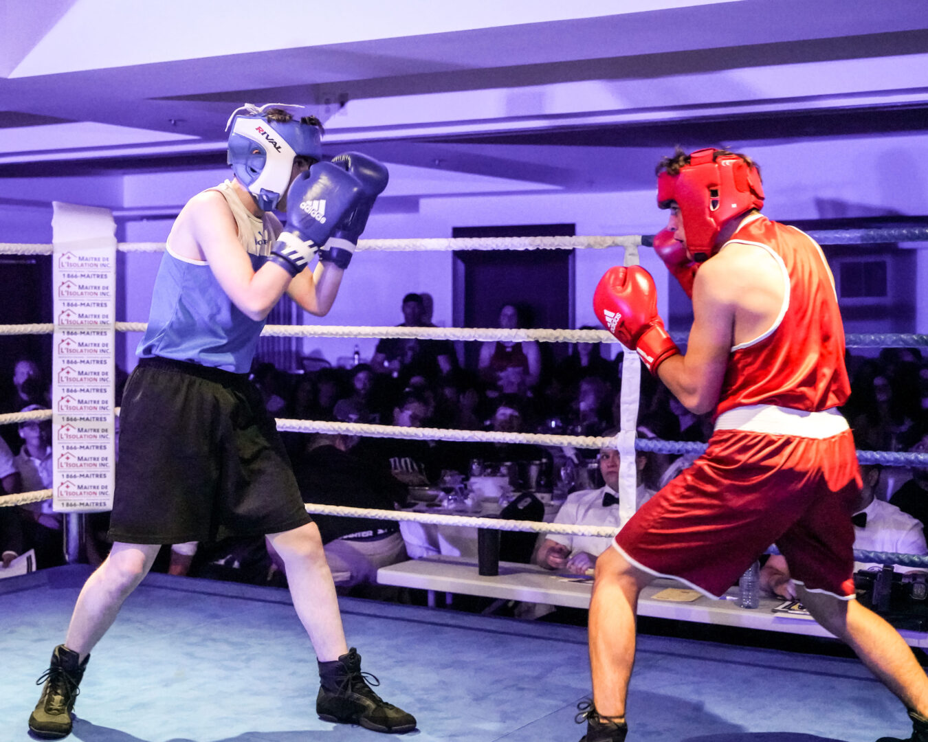 Treize combats ont été présentés.Photo François Larivière | L’Œil Régional ©