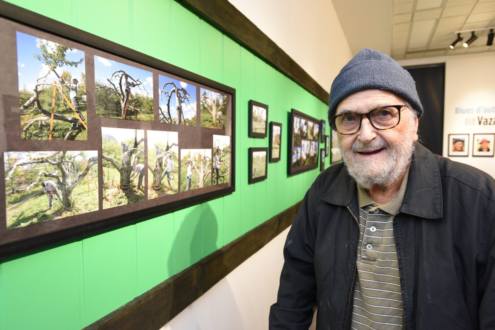 L’artiste Bill Vazan. Photo gracieuseté