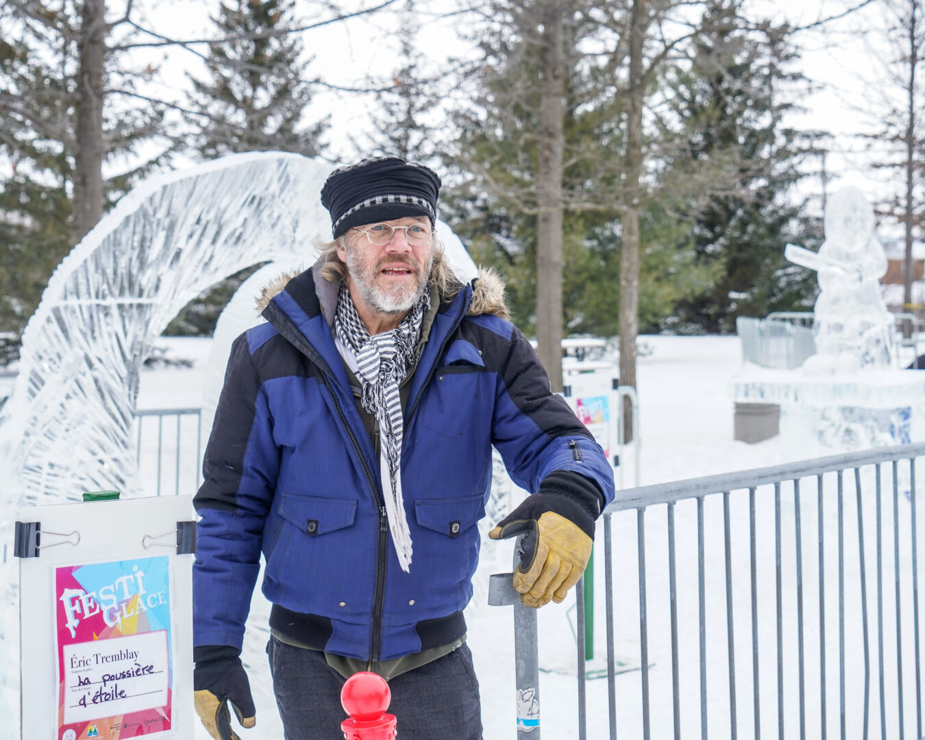 Le Festiglace est une idée originale de l’artiste hilairemontais Stéphane Leblanc. Photothèque | L’Œil Régional ©