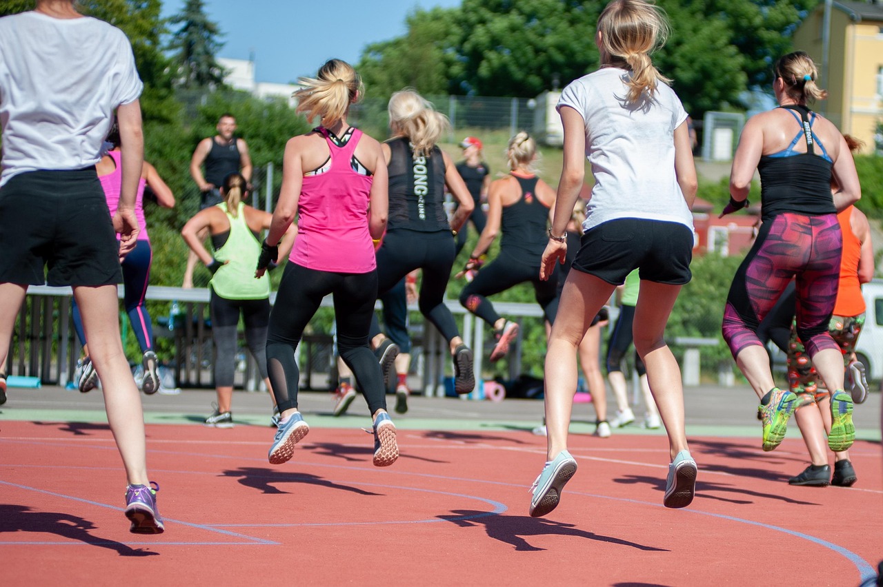 Séance de zumba.