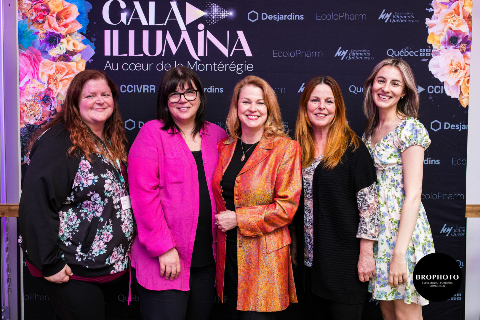 L’équipe de la CCIVRR lors de la soirée de dévoilement des finalistes du Gala Illumina 2025, qui aura lieu le 25 avril prochain. Photo Brophoto.