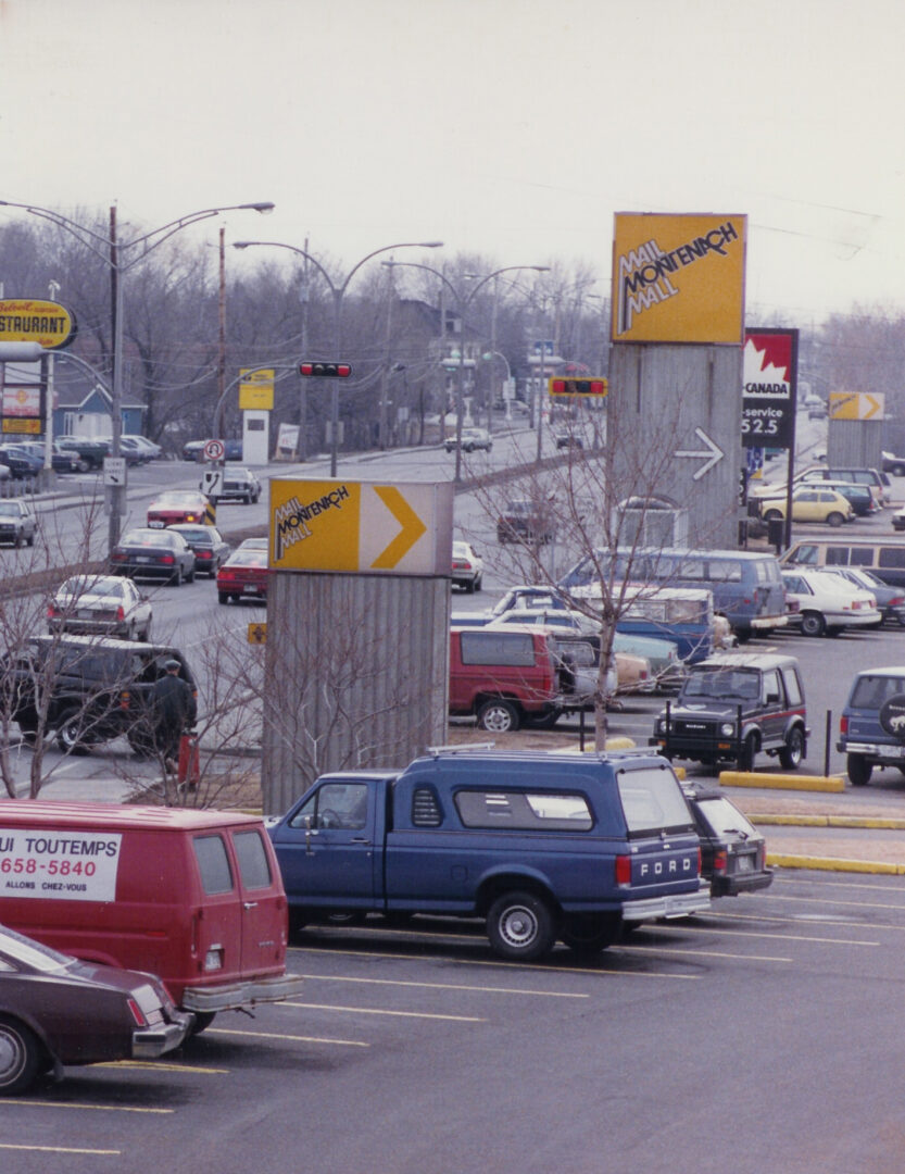 Le Mail Montenach dans les années 1980.
Photo gracieuseté