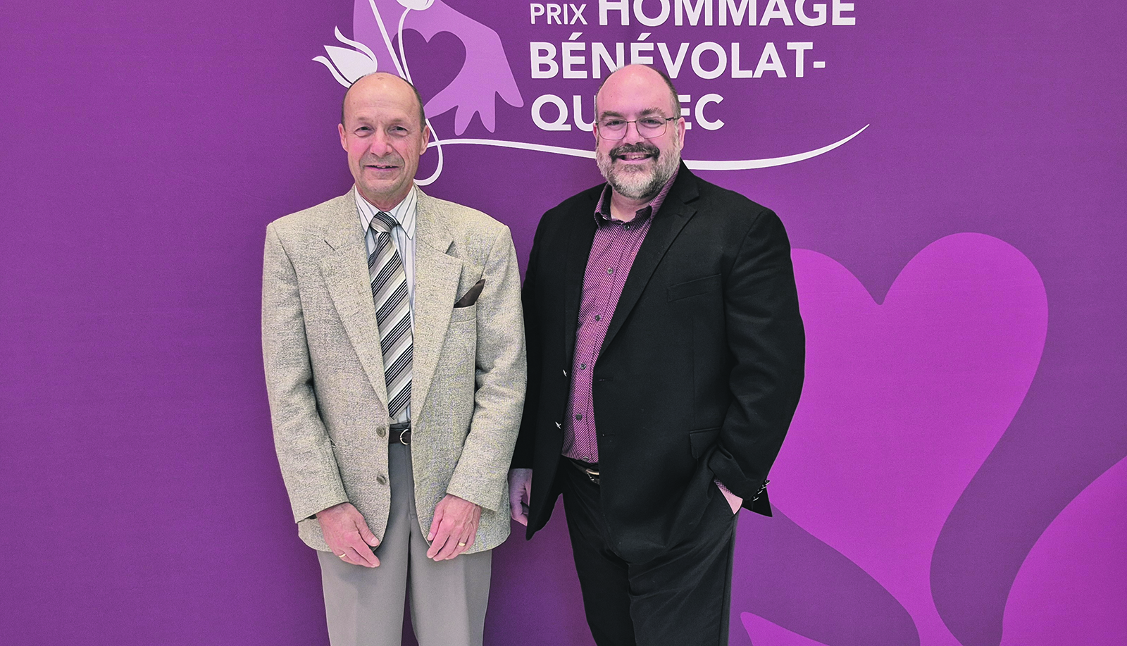 Bruno Michaud, président du CABVR, et Patrick Thibert, directeur-général du CABVR Photo gracieuseté
