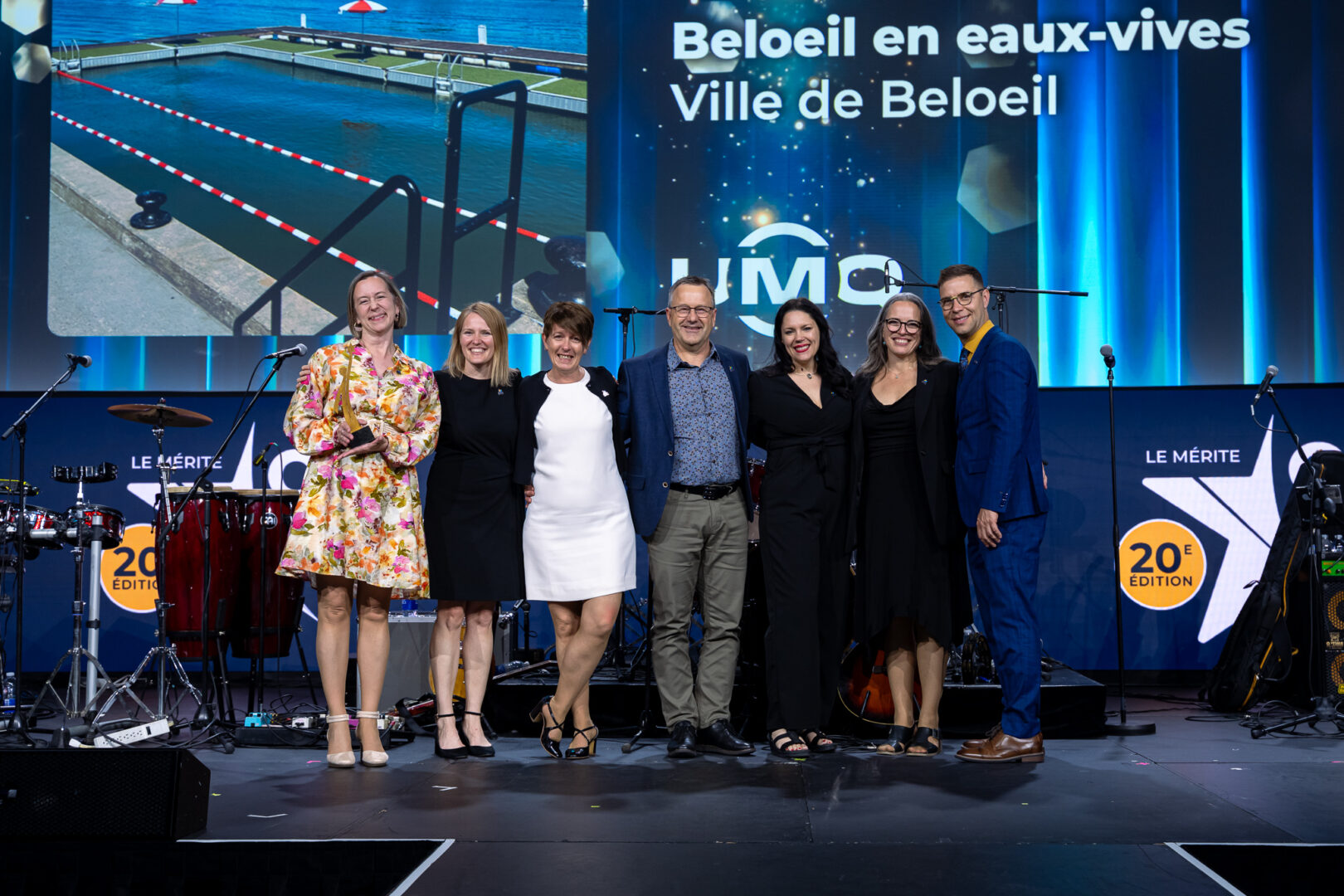 Belœil a remporté deux prix avec son projet de piscine en eau vive dans le cadre du Mérite Ovation municipale 2025. Photo Audrey McMahon