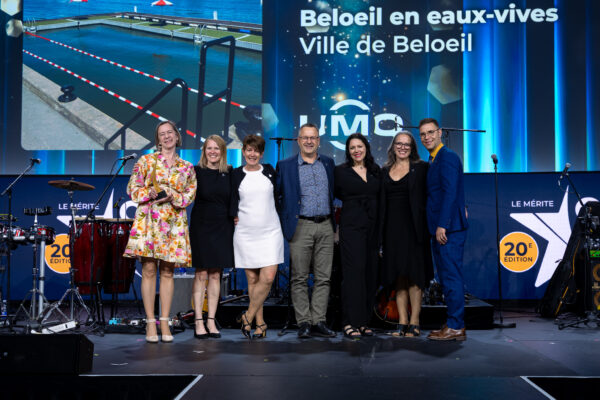 Plusieurs distinctions pour la piscine en eau vive de Belœil