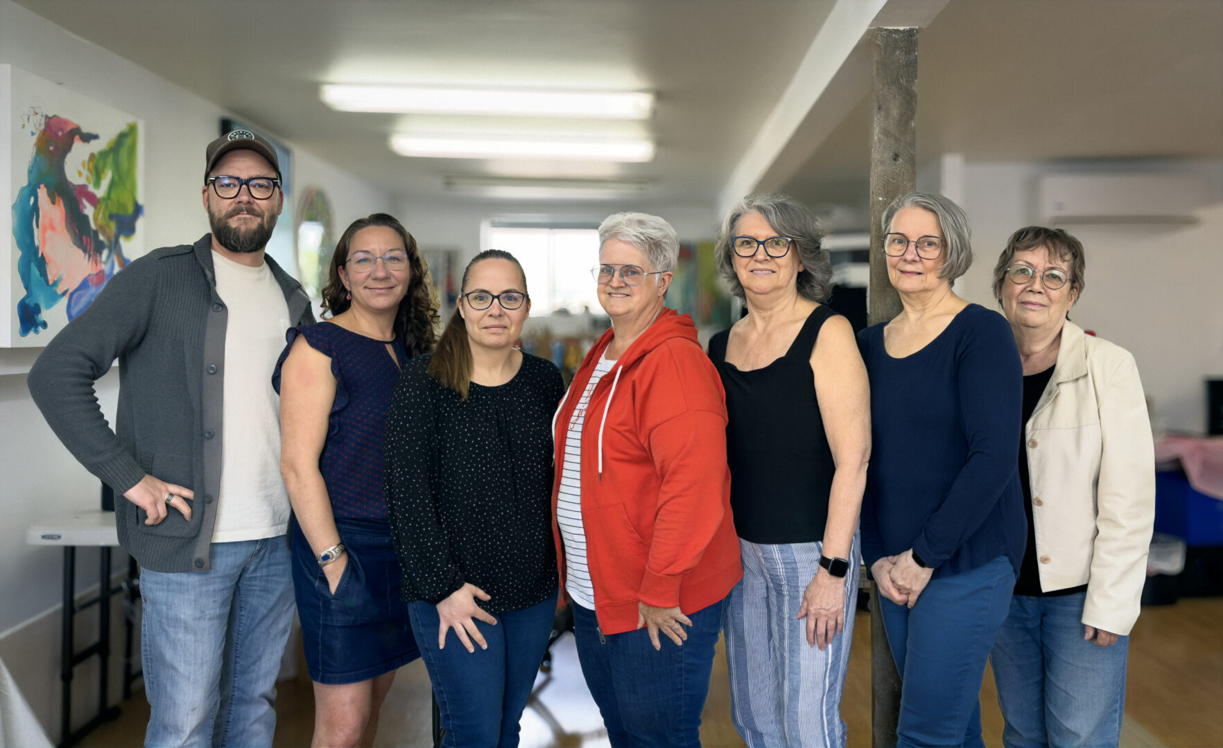 Le conseil d’administration de la Route des Arts du Richelieu. Photo Pascal Normand