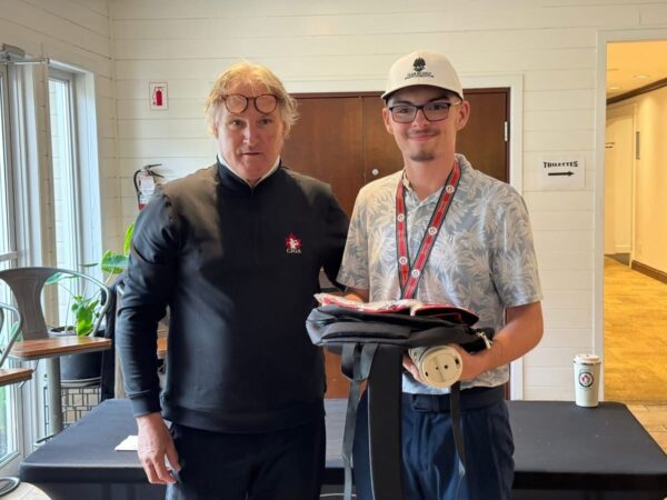 Charli Bouchard, golfeur prometteur