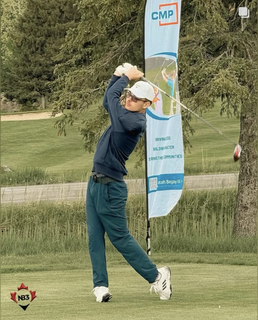 Charli Bouchard en pleine action. Photo NB3 Canada