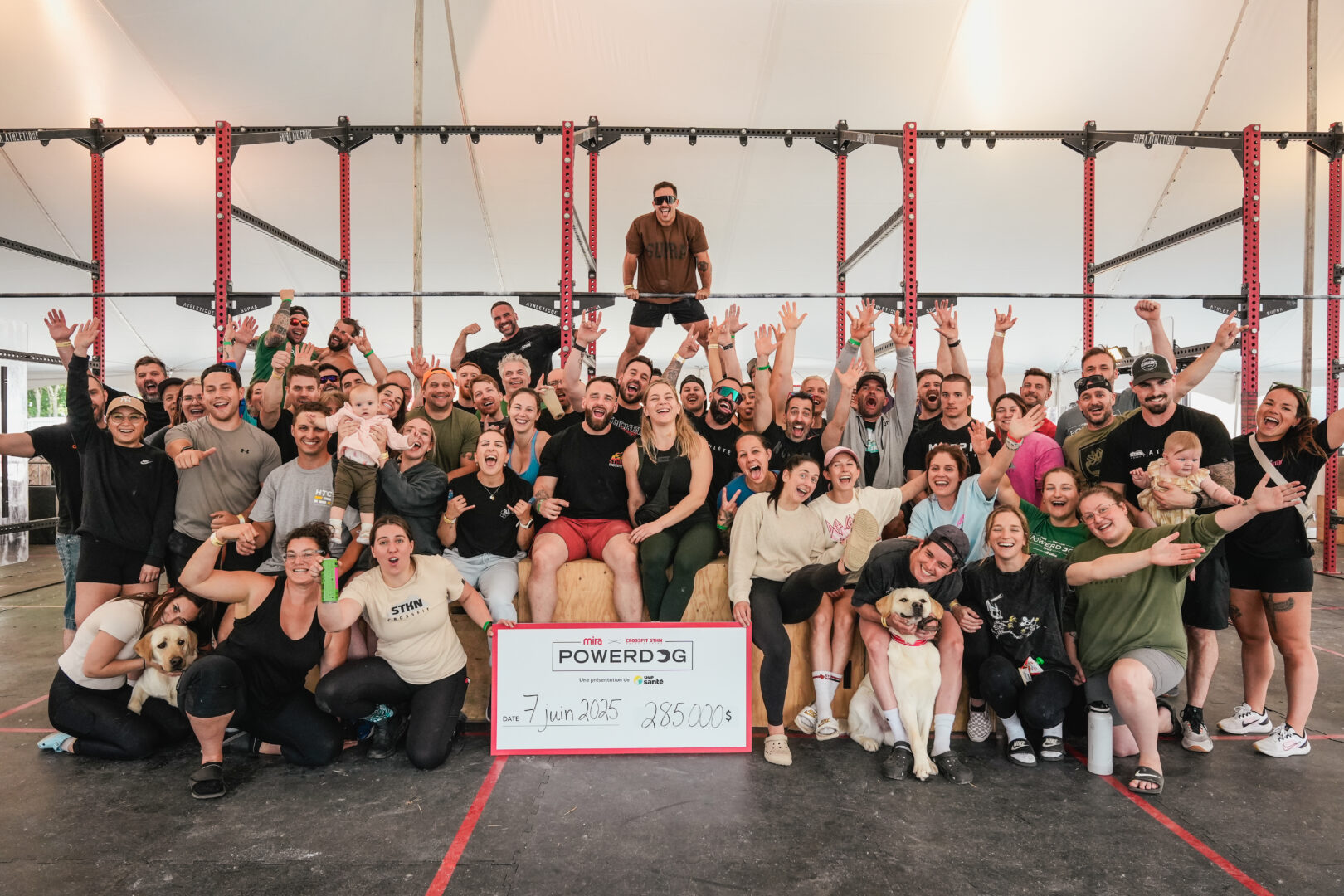 À ce jour, la PowerDog aura permis d’amasser la somme de 897 533 $, permettant à 28 personnes d’accéder à une meilleure qualité de vie et une plus grande autonomie. Photo gracieuseté