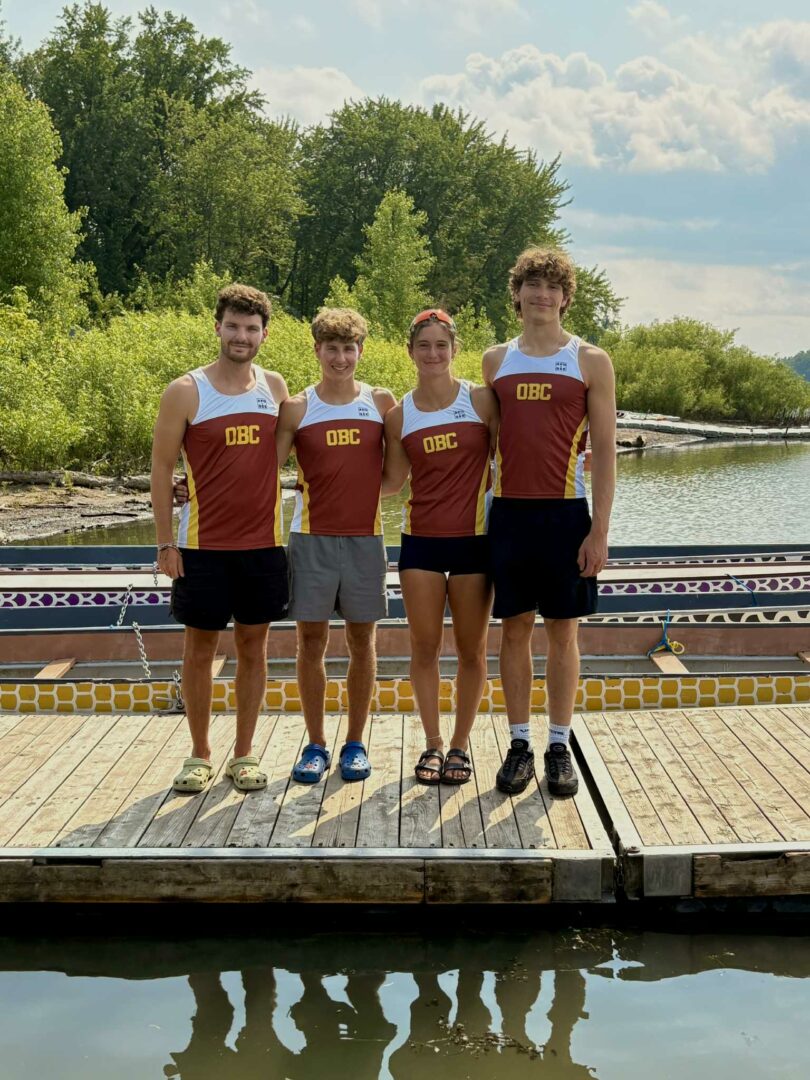 Étienne Gamache, Antoine Gamache, Amélie Laliberté et Noa Piché. Photo gracieuseté