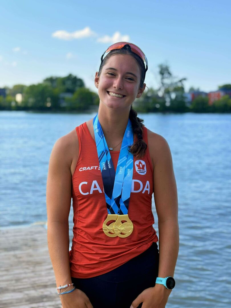 À 18 ans, Amélie Laliberté a décroché deux titres mondiaux dans la catégorie junior.
Photo gracieuseté