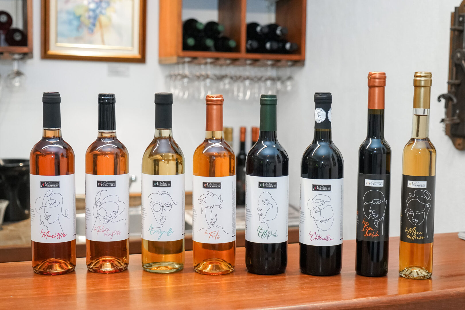 En 25 ans, le vignoble a mis en marché huit vins différents, chacun avec son identité propre. Photo François Larivière | L’Œil Régional ©