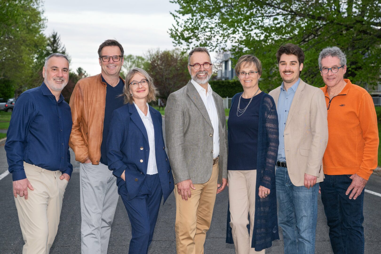 L’équipe de Transition MSH. Claude Rainville,  Gaston Meilleur, Mélodie Georget, Marc-André Guertin, Isabelle Thibeault, David Morin et Louis Toner. 
Photo gracieuseté