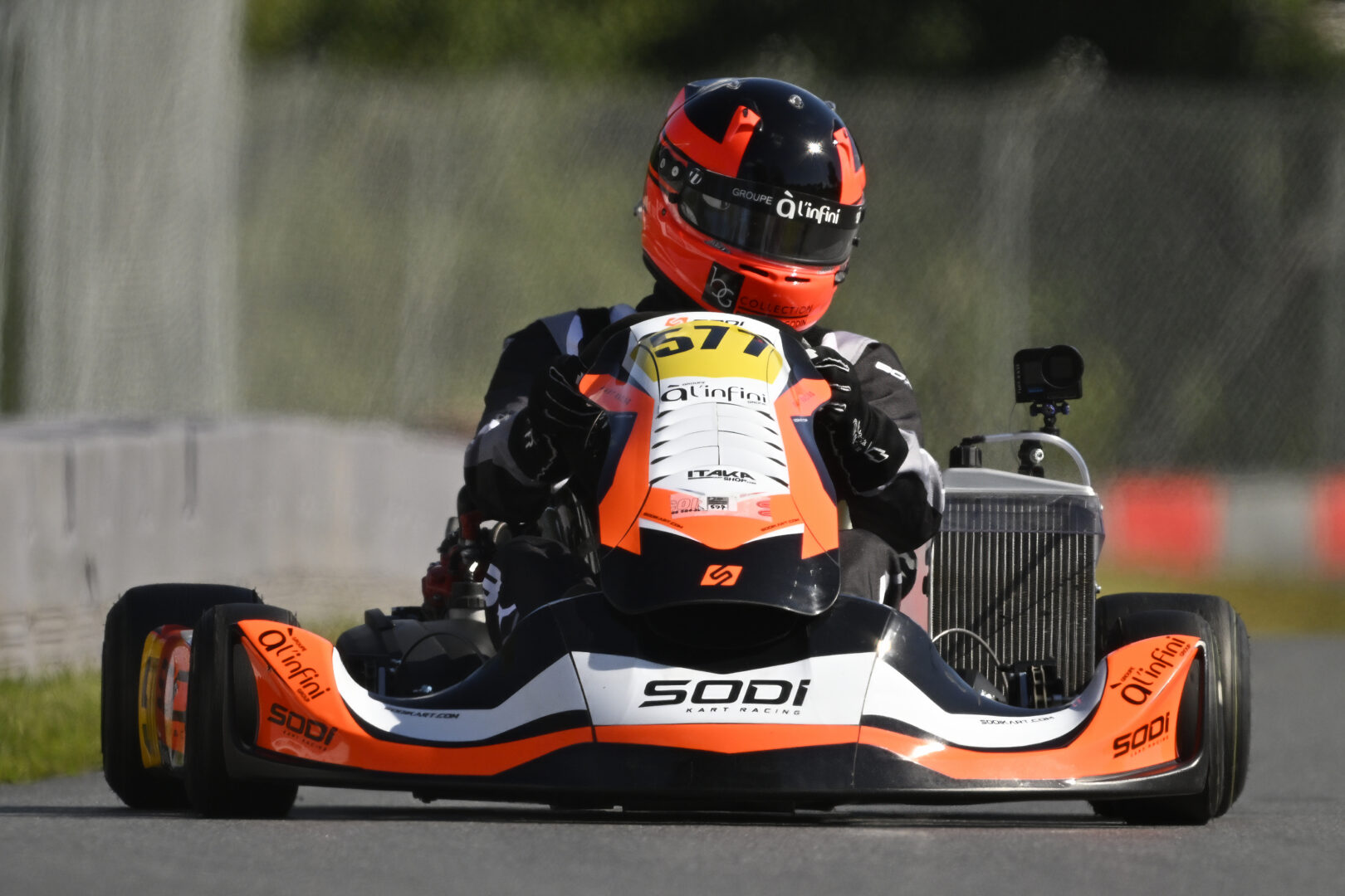Bertrand Godin en pleine action. Photo gracieuseté