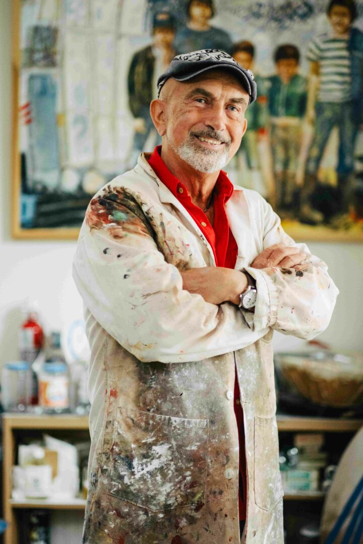 L’artiste hilairemontais André Michel sera à Réserve naturelle Gault les 26, 27 et 28 septembre, à l’occasion des Journées de la culture, pour créer une œuvre monumentale en direct. Photo Drowster
