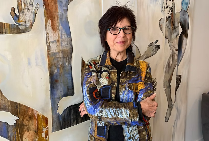 L’artiste peintre Tania Lebedeff. Photo gracieuseté