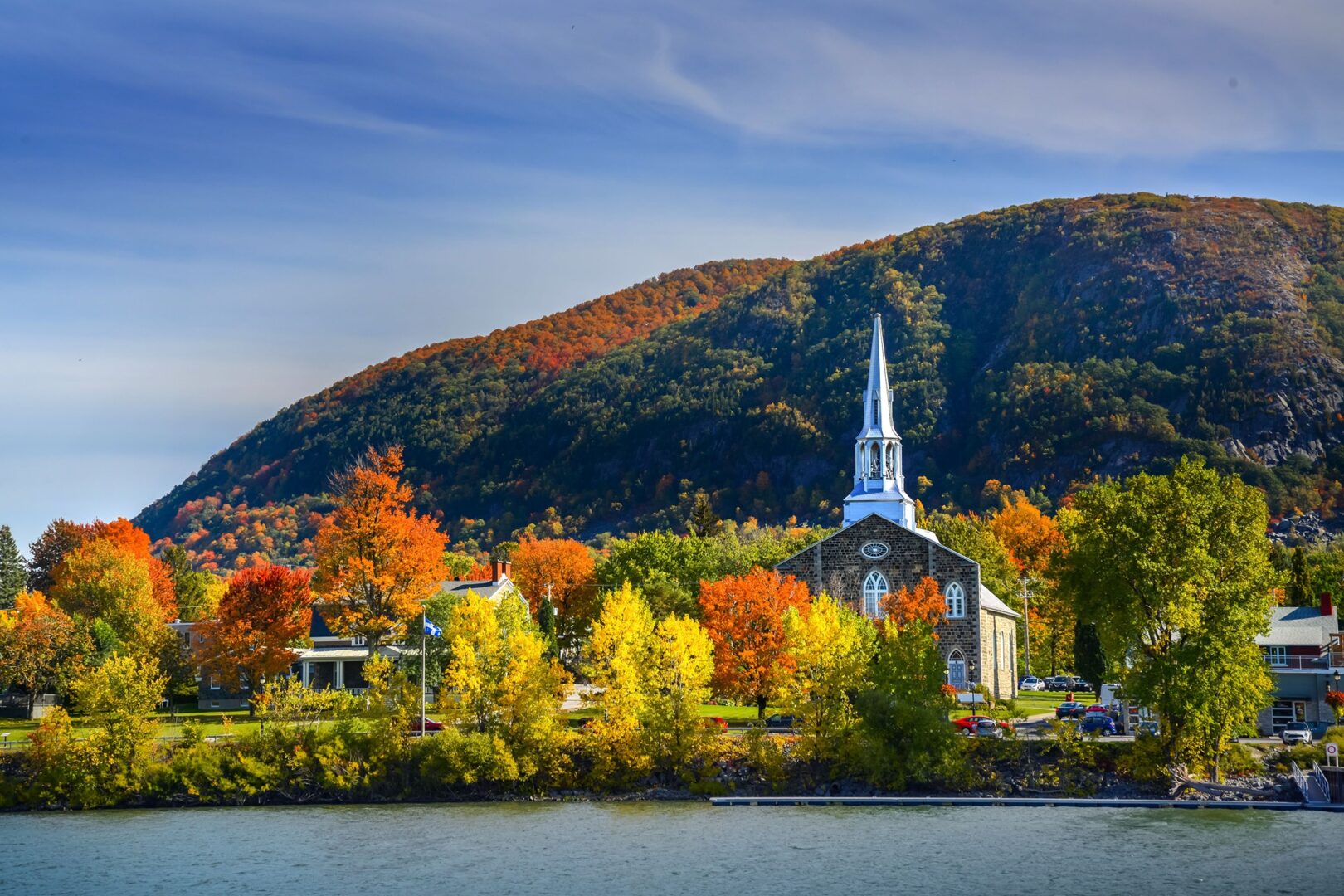 Le mont Saint-Hilaire fait partie des collines montérégiennes. Photothèque | L’Œil Régional