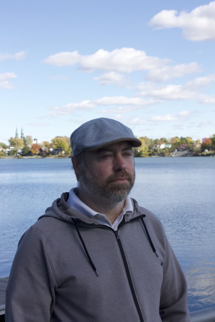 Le maire sortant Jonathan Chalifoux. Photo Eloïc Potel | L’Œil Régional ©