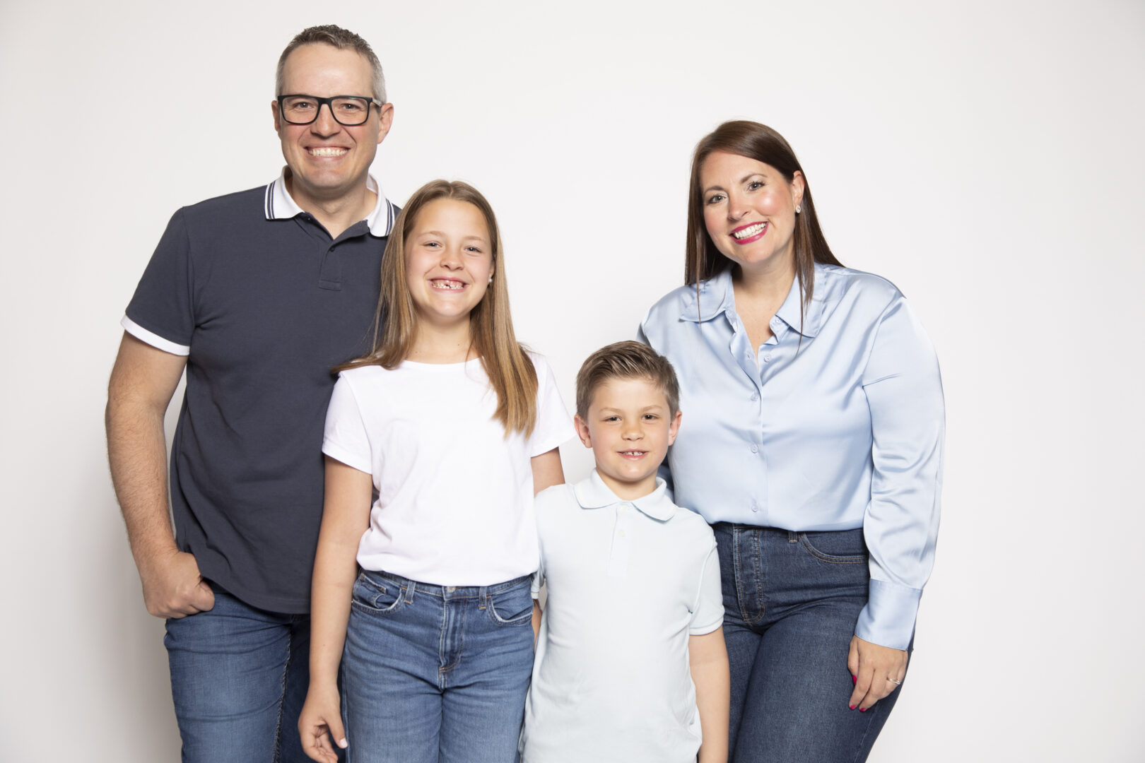Emmanuelle Cossette en compagnie de ses parents et de son frère. Photo Patrice Lamoureux 24h Tremblant